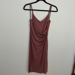 Lulu’s Faux Wrap Midi Dress